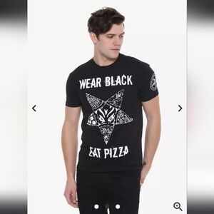 BlackCraft Wear Black Eat Pizza T-Shirt Hot Topic Exclusive Men's Small Sold Out